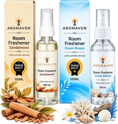 Original Aromavon Ocean Breeze and Sandalwood combo pack from Flipkart